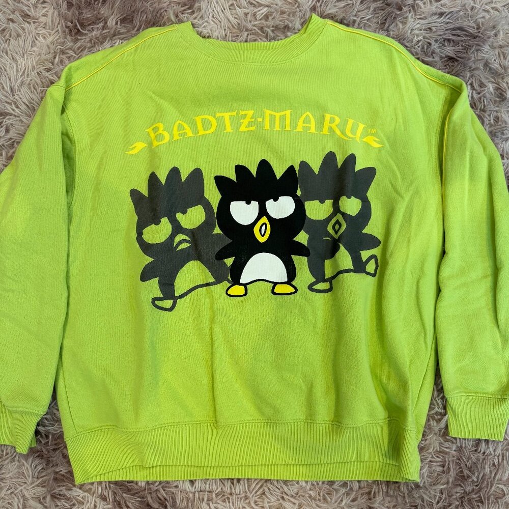 Sanrio Bad Badtz-Maru Green Graphic Sweater